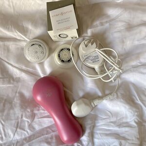 Clarisonic Mia device + brushes + charger